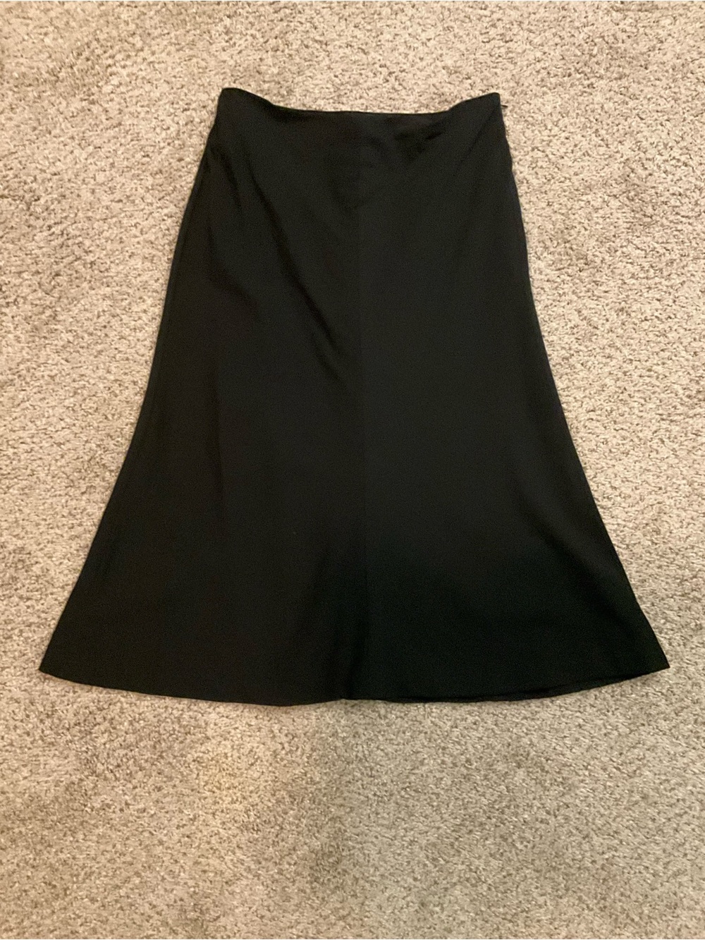 Wool Blend Black A-Line Women's Skirt size 8